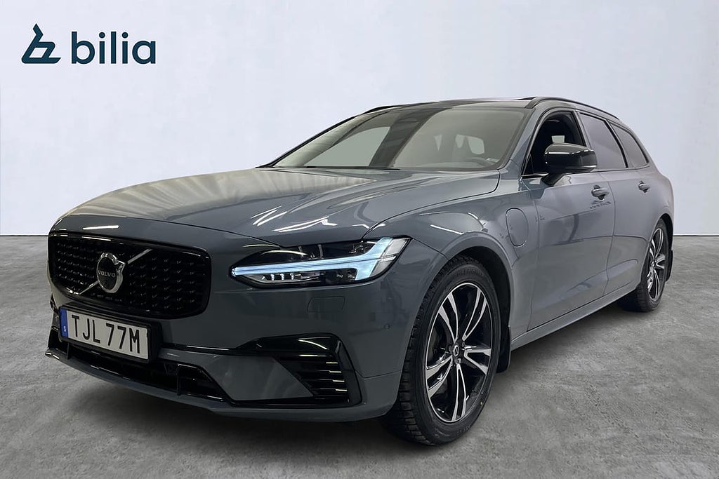 Volvo V90 T6 AWD R-Design Panorama H/K Skinn SoV-Hjul Drag