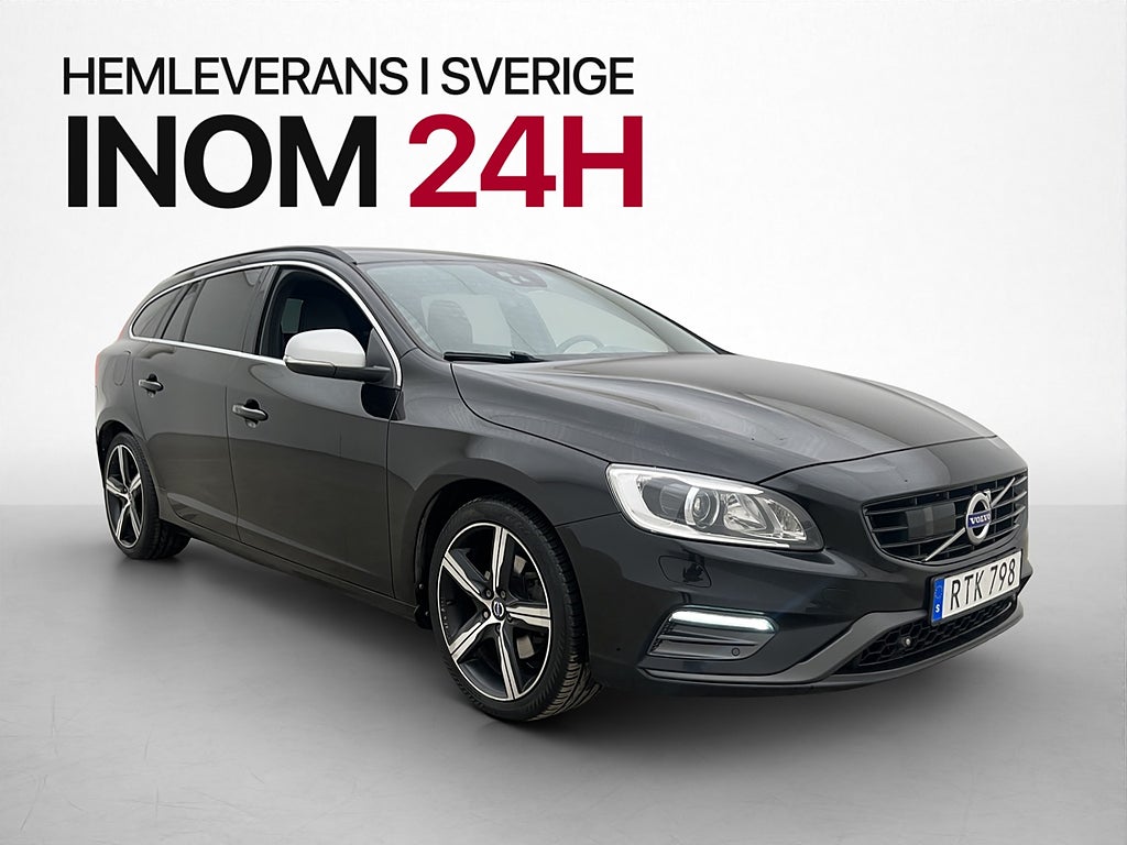 Volvo V60 D3 150hk R-Design VOC Värm Kamera Dragkrok