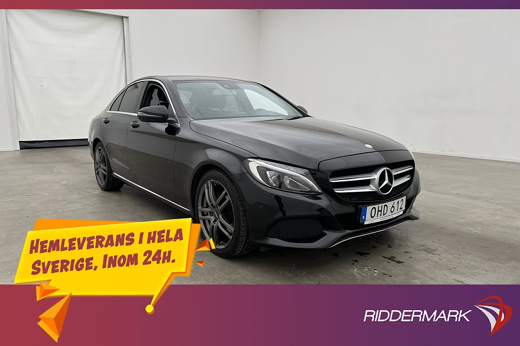 Mercedes-Benz C 220 d 170hk Dragkrok Värmare Sensorer