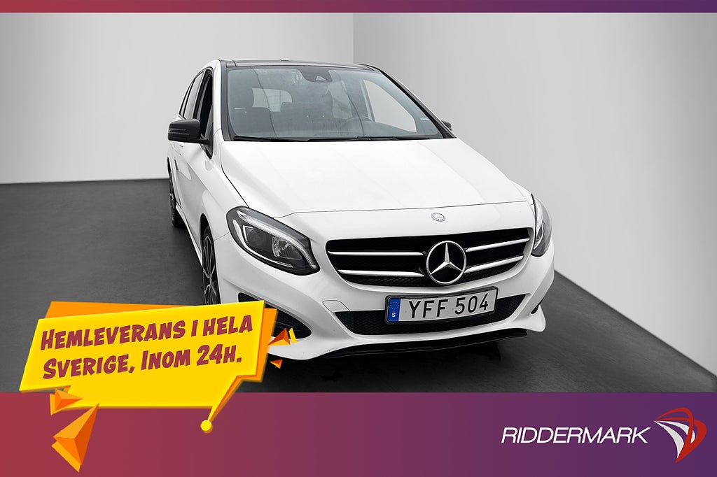 Mercedes-Benz B 180 d AMG Pano Värmare CarPlay Kamera LED