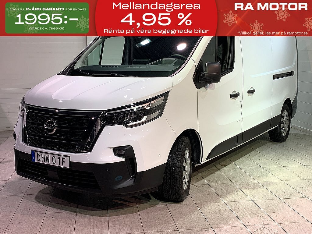 Nissan Primastar N-connecta| DSD | Moms | Värmare | Kamera 2023