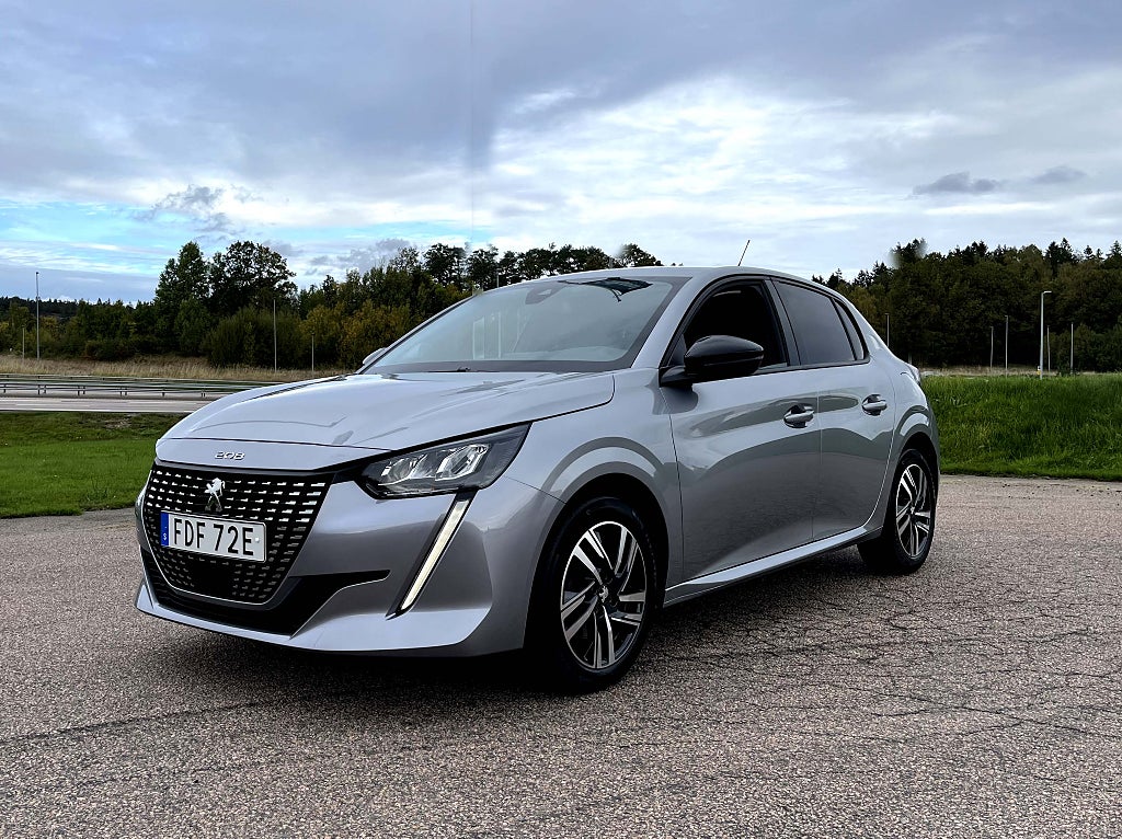 Peugeot 208 1.2 PT 100hk ALLURE /LED Strålk./Backkamera
