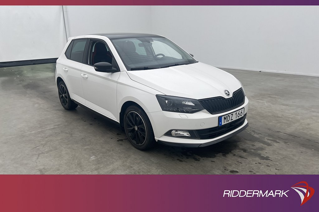 Skoda Fabia 1.2 TSI 110hk Monte Carlo Panorama Sensorer Navi