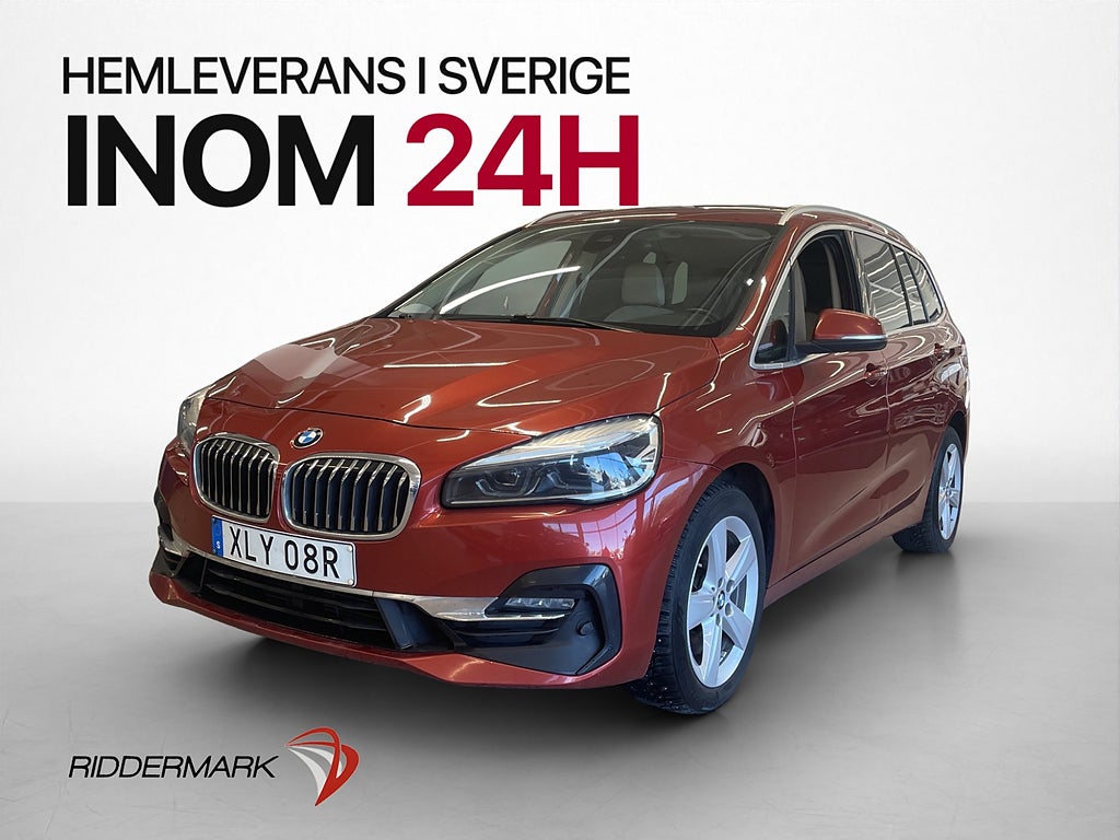 BMW 220 d xDrive GT 190hk Luxury Line 7-sits Pano H/K Skinn