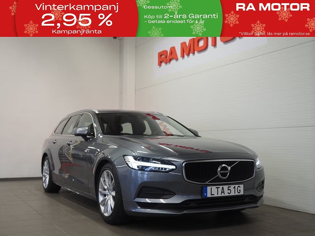 Volvo V90 D4 AWD 190hk Geartronic Momentum SE II | D-värm | Keyless | 2020