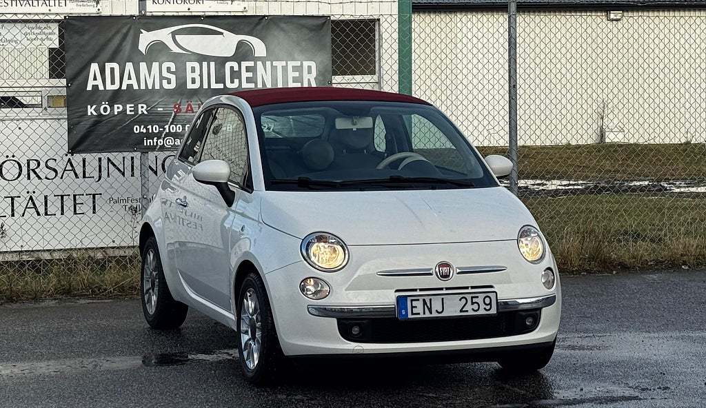 Fiat 500C 1.2 8V Lounge ny besiktigad