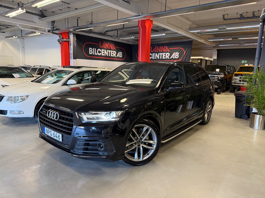Audi Q7 3.0 TDI V6 q S Line 2 ägare Drag Kamera Värmare 7 sits