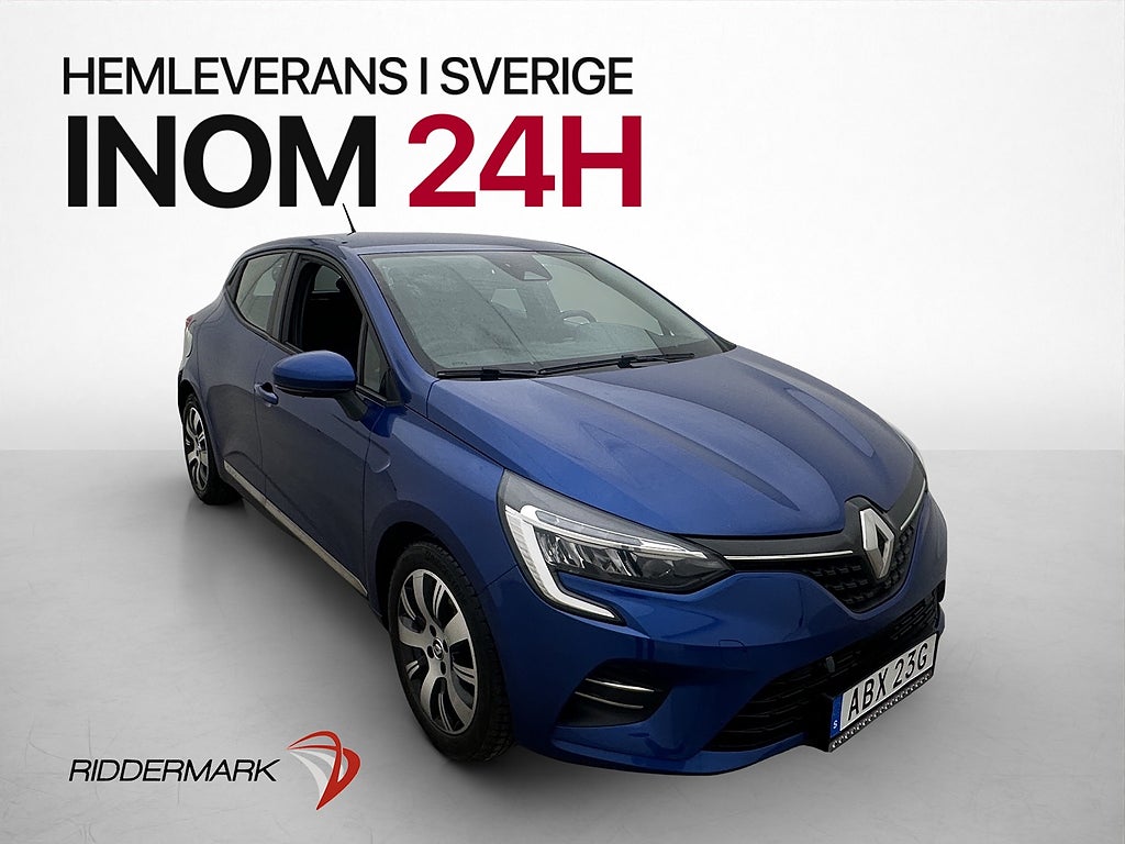 Renault Clio 1.0 TCe 100hk Zen Navi P-Sensorer BT Dragkrok