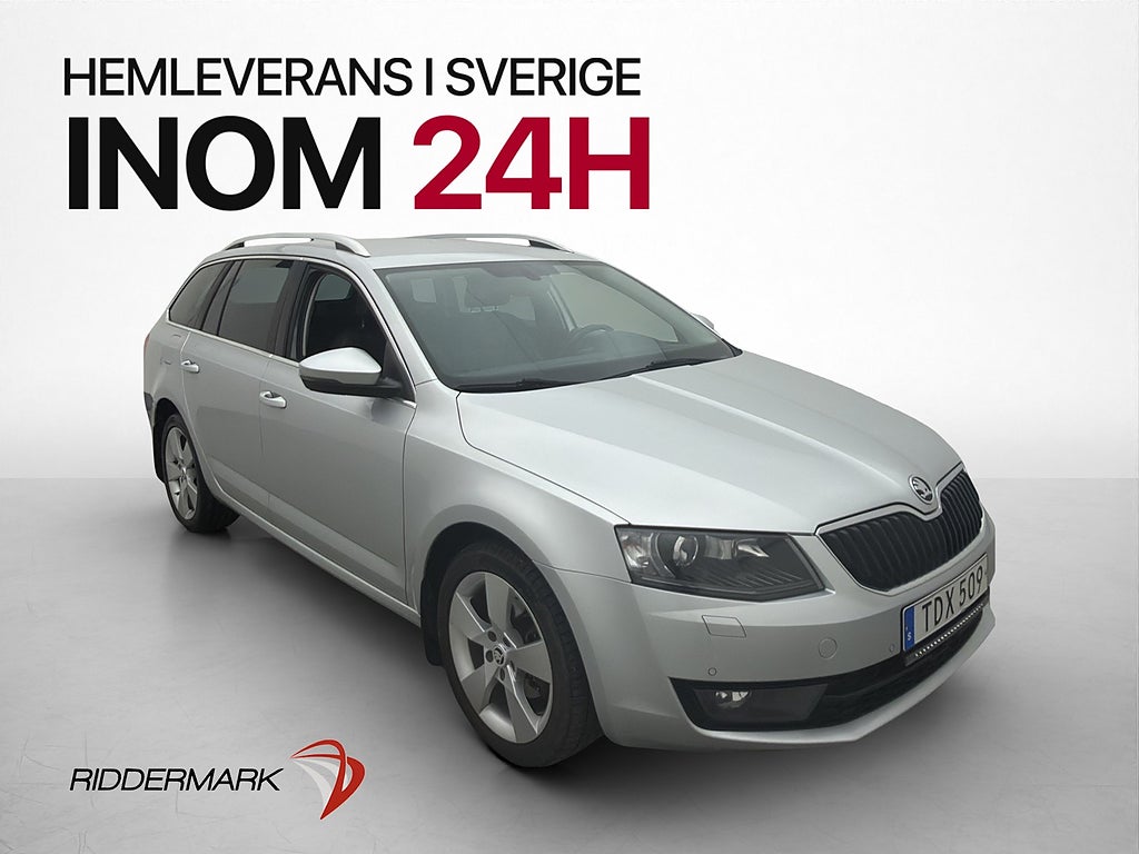 Skoda Octavia 2.0 TDI 150hk 4x4 Värmare Kamera Canton Drag