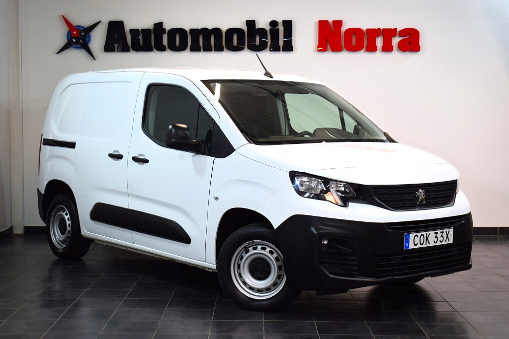 Peugeot Partner L1 1.5 BlueHDi 102hk Ny K-rem D-värmare Eu6