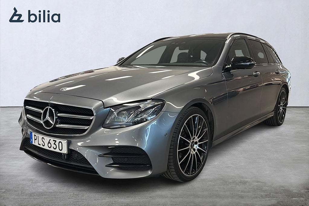 Mercedes-Benz E 220 T d AMG Line | Drag | Head-up | Panorama | Värmare