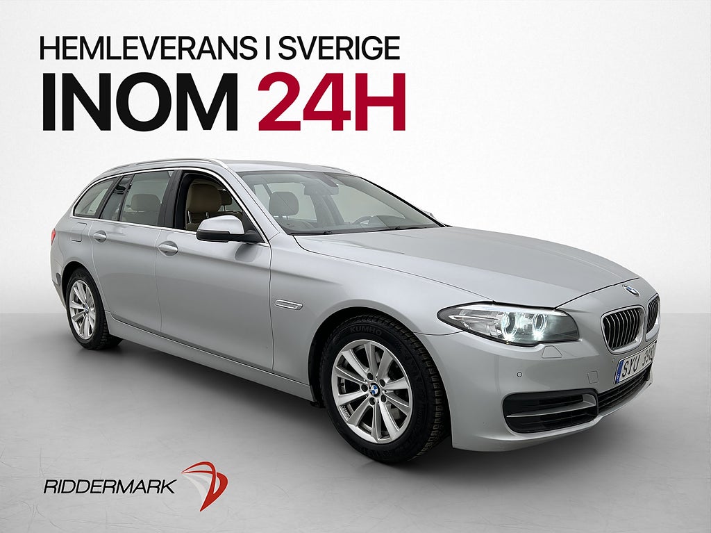 BMW 520d 184hk Keyless Xenon El-stolar Sensorer 0,49L/Mil