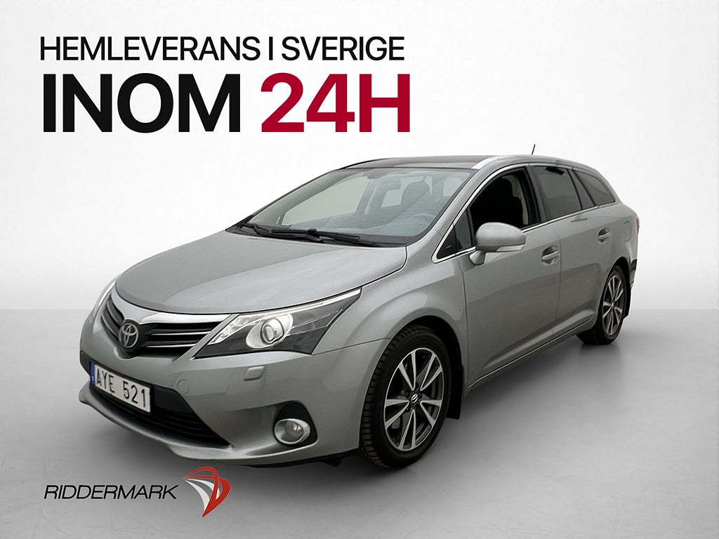 Toyota Avensis 2.2 D-4D Executive Pano Drag Kamera Halvskinn