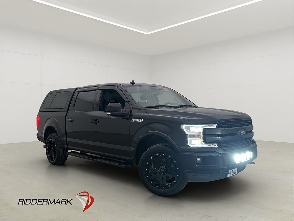 Ford F-150 Lariat Sport V8 4x4 Drag Pano B&O Diff Kåpa Moms