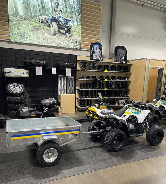 Yamaha YFM90 BARN ATV PAKET MINI GÅRD TRAILER yfm90 