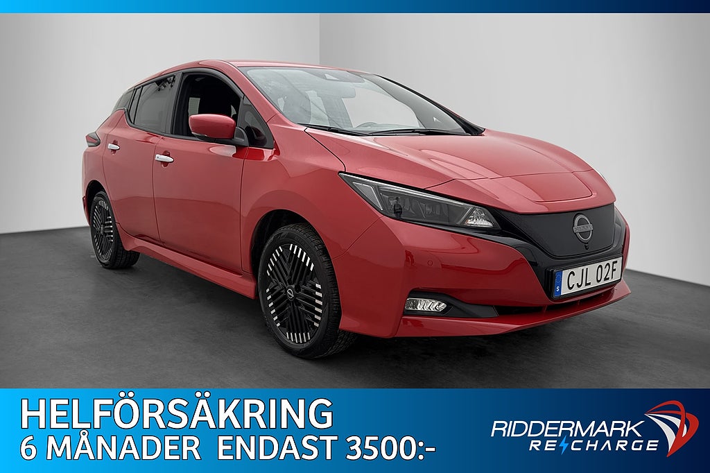Nissan Leaf e+ 62 kWh Adapt-fart 360° Navi Värmare MOMS