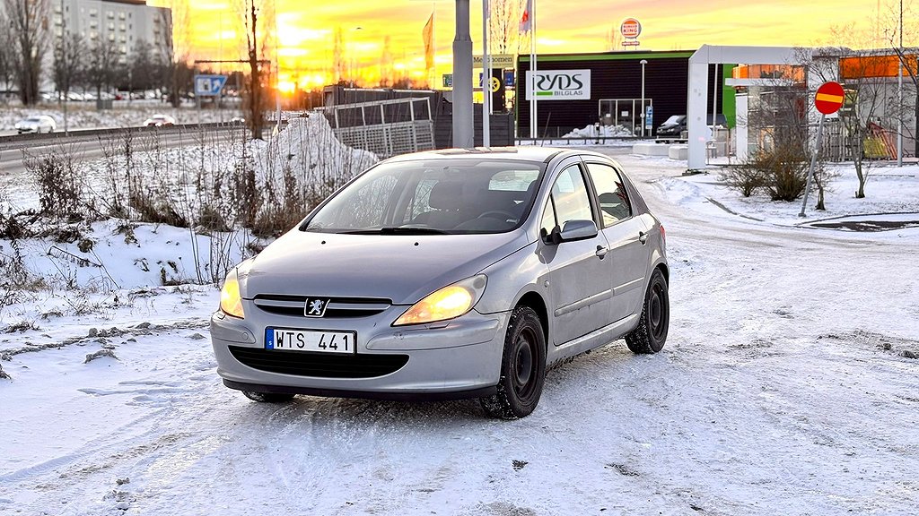 Peugeot 307 5-d 1.6 - Nybesiktigad / Välskött / 2 ägare