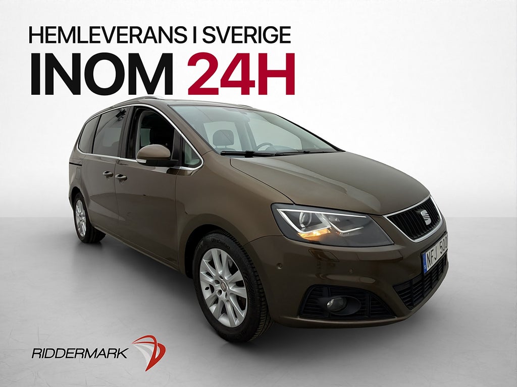 Seat Alhambra Style Advanced 7 sits Pano Drag Kamera Skinn