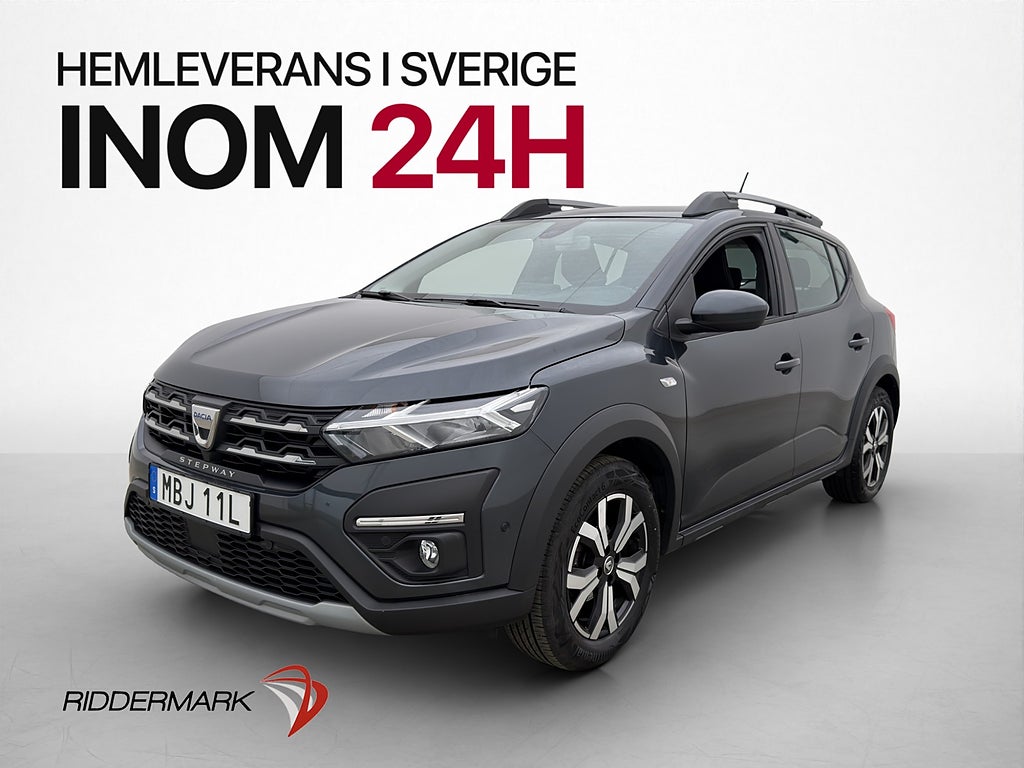Dacia Sandero Stepway 1.0 TCe Dragkrok Kamera Navi Bluetooth