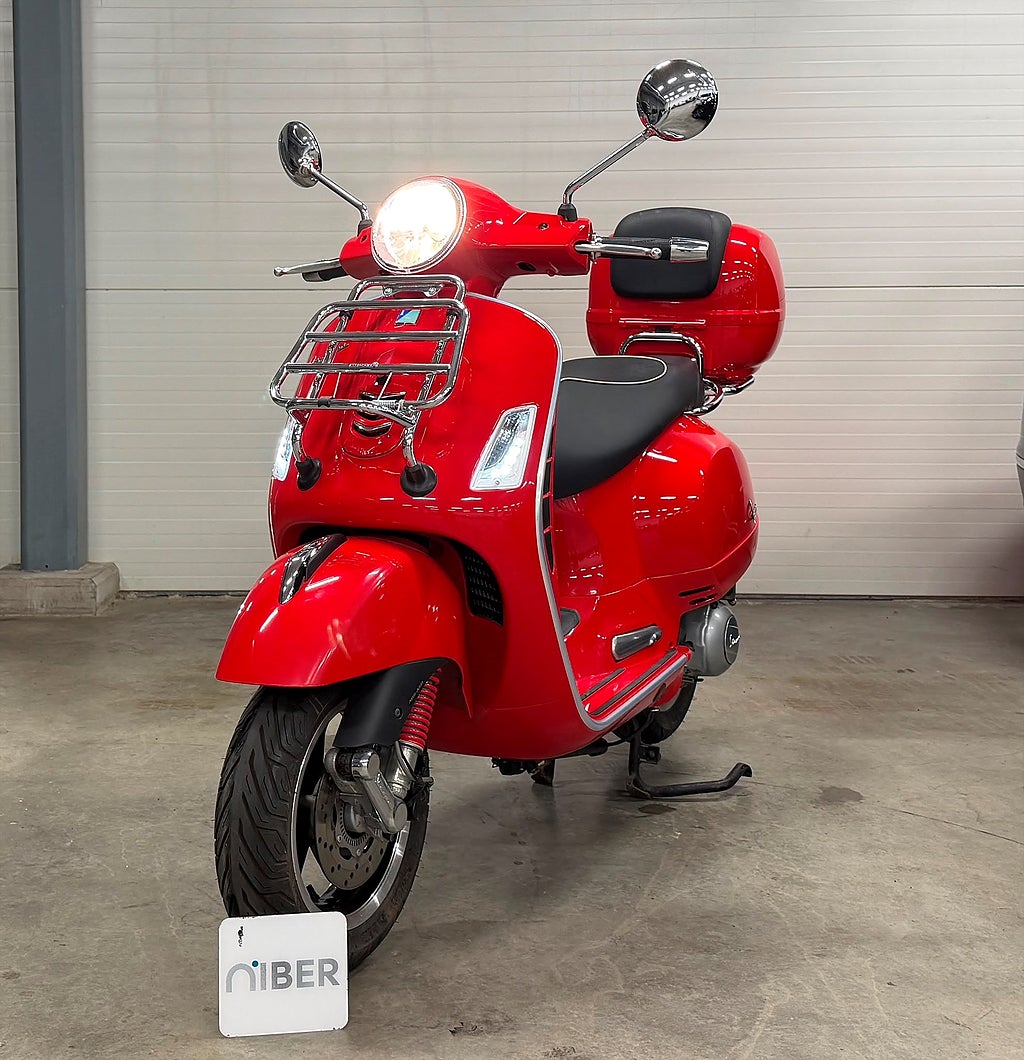 Vespa gts-300-e4 Piaggio Vespa GTS 300 Väska, Hållare, LÅG MIL, Topcas