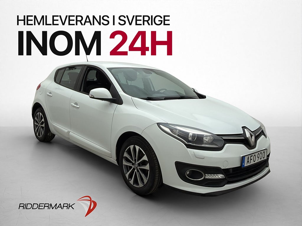 Renault Mégane 1.5 110hk M-värmare Farthållare Bluetooth AC
