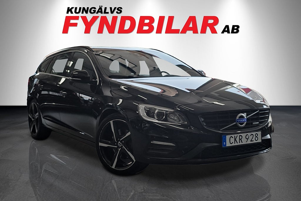 Volvo V60 T6 Black R AWD 329hk R-design Polestar,Drag