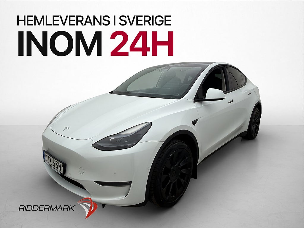 Tesla Model Y Long Range AWD Autopilot Parkeringsklimat MOMS