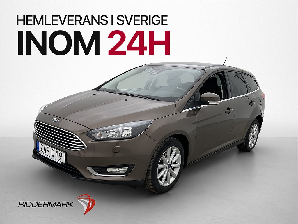 Ford Focus 1.0 100hk Titanium Sensorer Farthållare Keyless