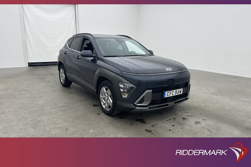 Hyundai Kona T-GDI 120hk Essential Kamera Navi Rattvärme