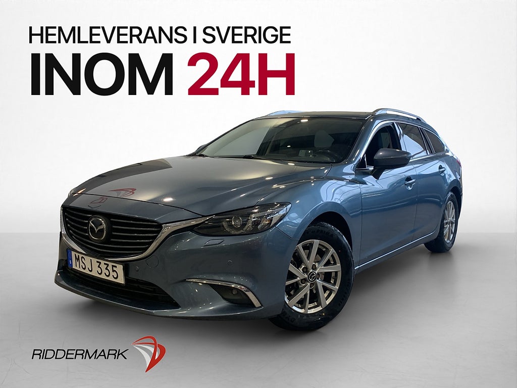 Mazda 6 2.2 AWD 175hk Optimum BOSE Värmare HuD Drag