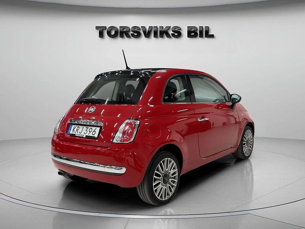 Fiat 500 1.2 8V Lounge Skinn Panorama HELGKAMPANJ - miniatyr 6