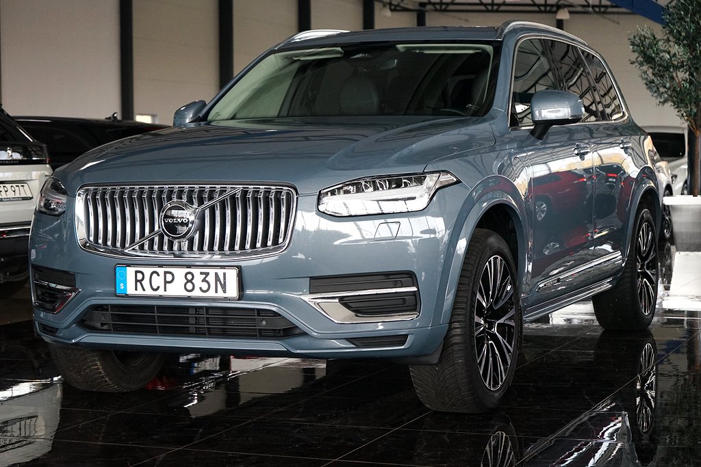 Volvo XC90 Recharge T8 AWD 18.8kWh Batteri H&K 7Sits Facelift 