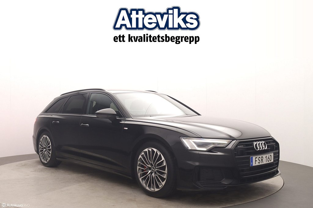 Audi A6 TFSI e q 367hk S-line/Drag/Navi/svart optik