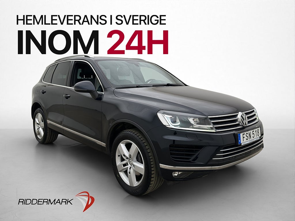 Volkswagen Touareg V6 TDI 265hk R-Line Pano Värm Elstol Drag