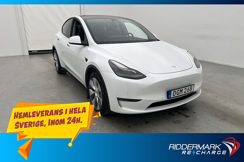 Tesla Model Y Long Range AWD Autopilot Kamera Svenskåld