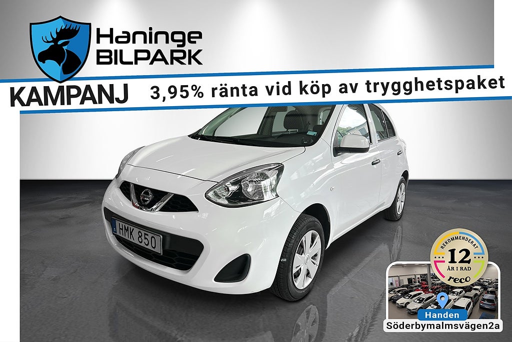 Nissan Micra 1.2 SUPERDEAL 3.95% / LÅGMILAD / KAMKEDJA
