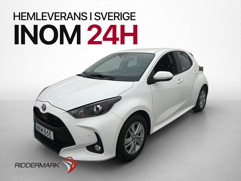 Toyota Yaris Hybrid Active Kamera Rattvärme Adaptiv MOMS
