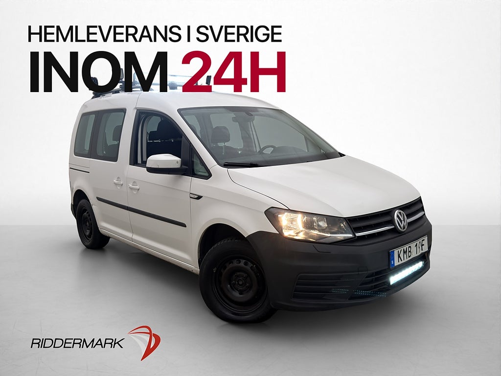 Volkswagen Caddy Life 2.0TDI M/K-Värm PDC Farthållare 5-Sits