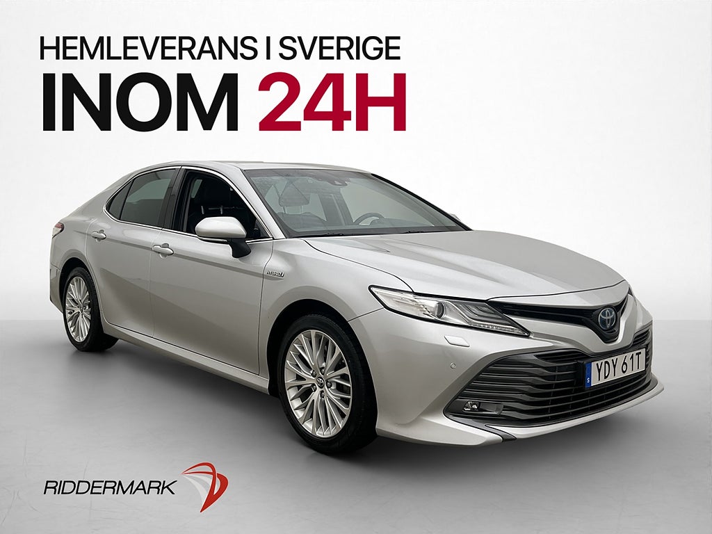 Toyota Camry Hybrid 218hk Executive Kamera Skinn Elstolar
