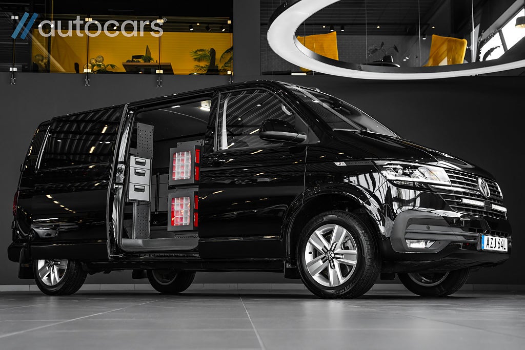 Volkswagen Transporter 204hk Lång DSG|Leasbar|Inredning|2x skjutdörr|D-Värmare