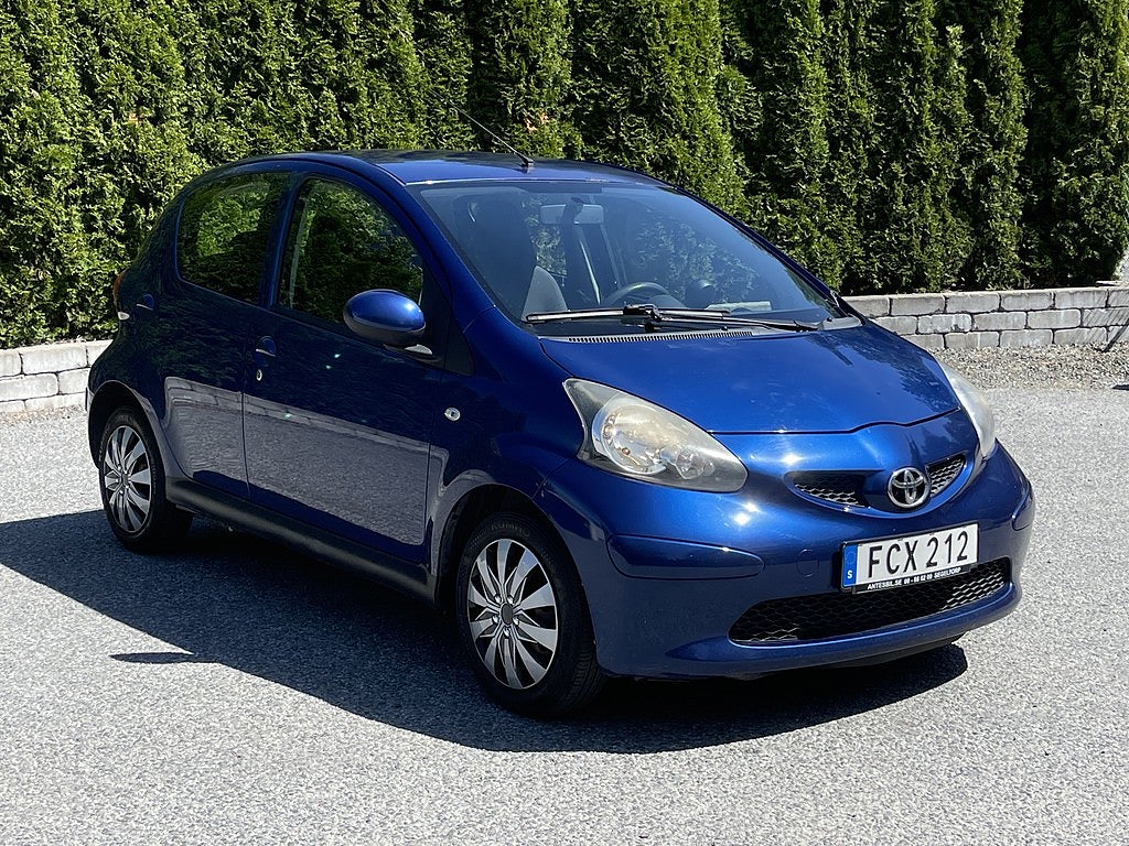 Toyota Aygo  5-dörrar 1.0 VVT-i Nybesiktad, 68hk, 2008