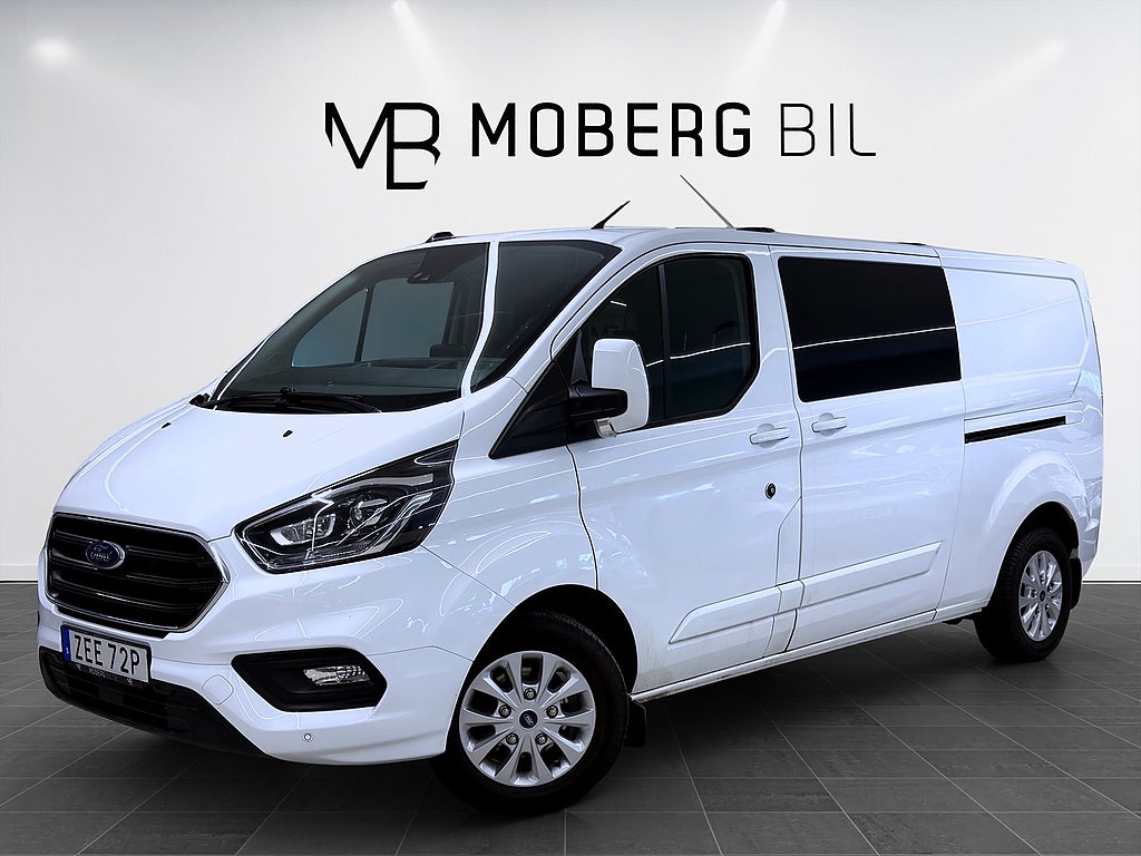 Ford transit-custom 340 Crew Van 2.0 170hk Helg på Moberg!  L2 B-Kame