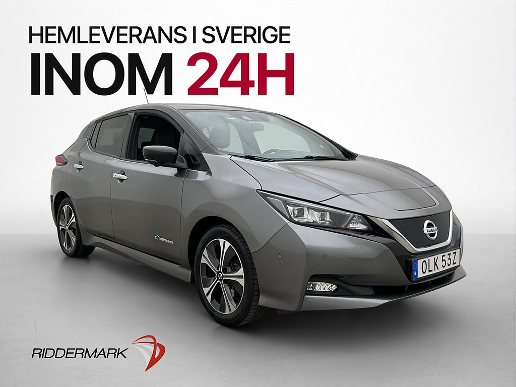 Nissan Leaf 150hk Tekna Navi 360° Bose Halvskinn