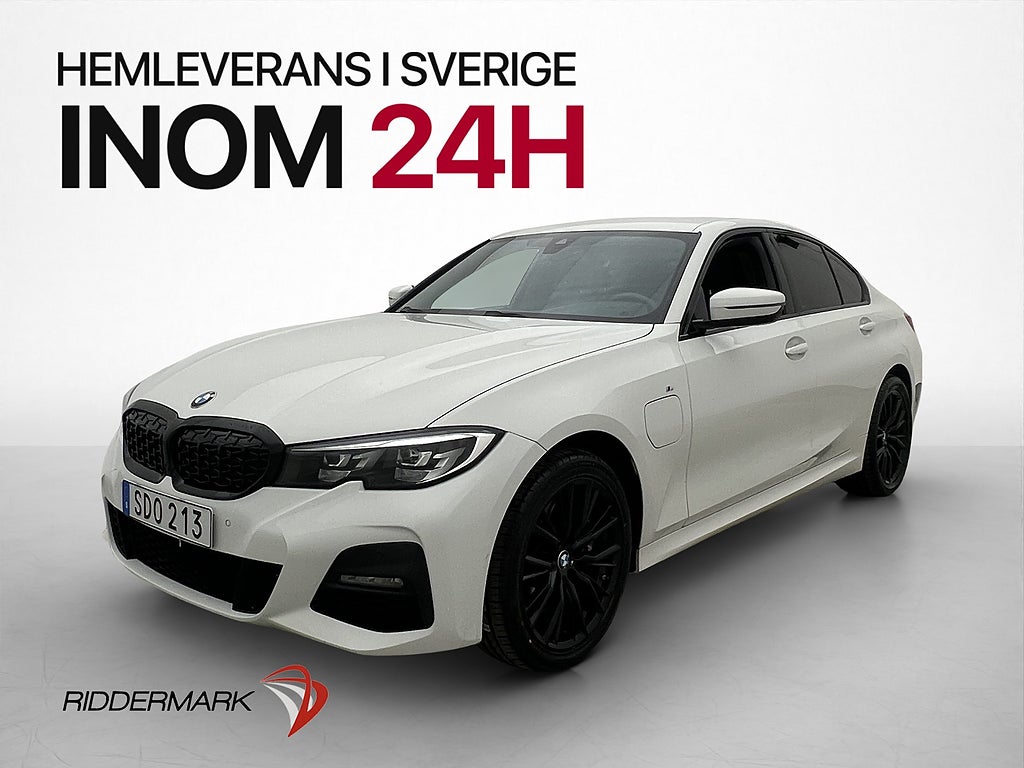 BMW 330e 292hk M-Sport Navi HiFi CarPlay Halvskinn