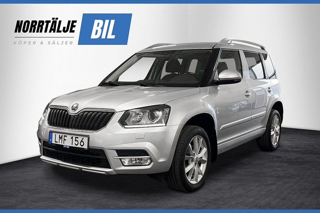 Skoda Yeti 1.4 122 HK TSI DRAG NAVI PDC NYSERV 1306KR/ÅR 17"