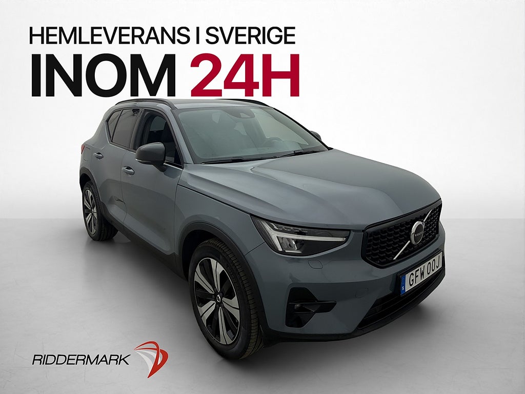 Volvo XC40 Recharge T5 Plus Dark Värm Kamera Elstolar MOMS