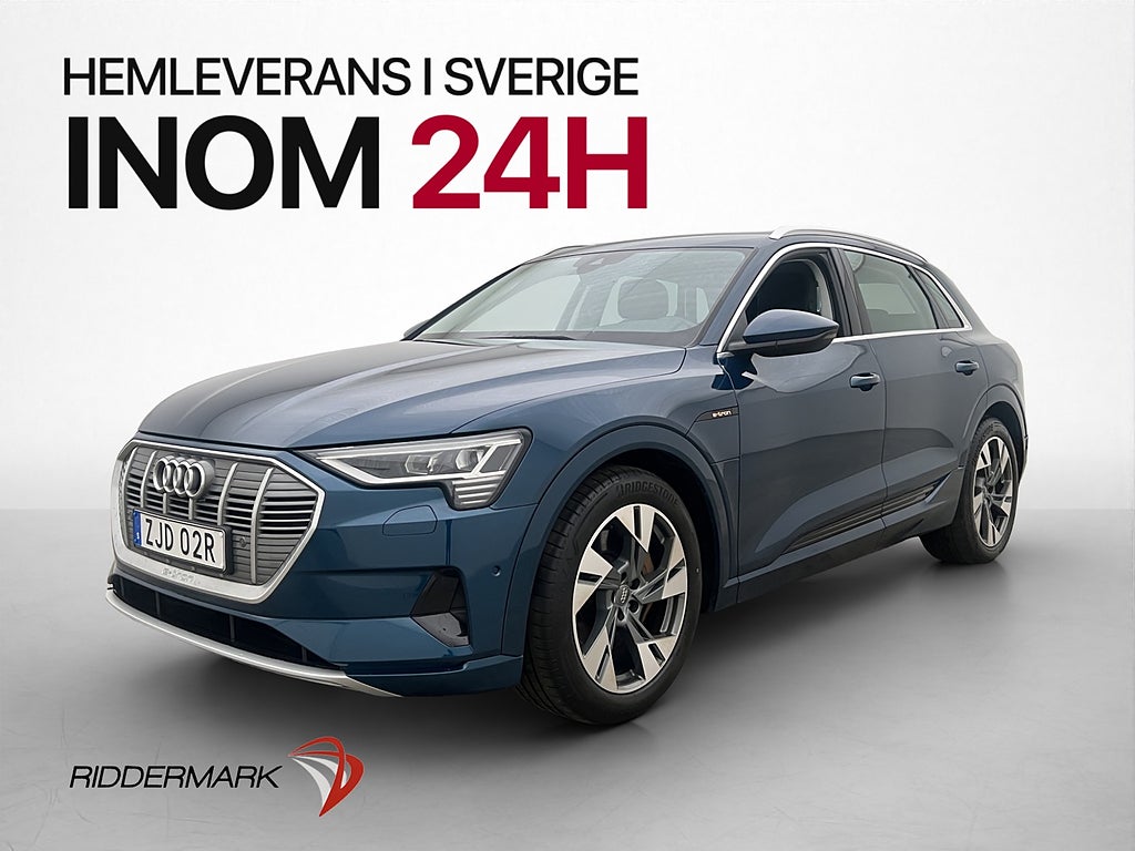 Audi E-Tron 50 Quattro 313hk Cockpit Skinn Kamera Navi