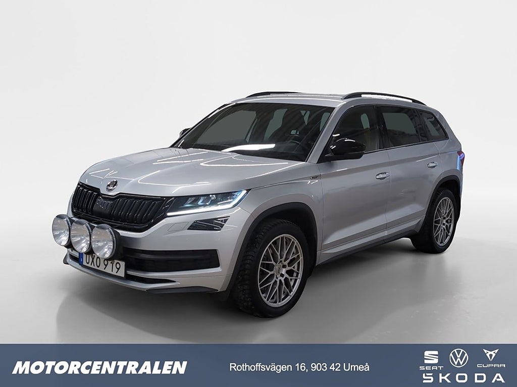 Skoda Kodiaq Sportline 2,0TDI 190 4X4/Drag/Backkamera/Värmare