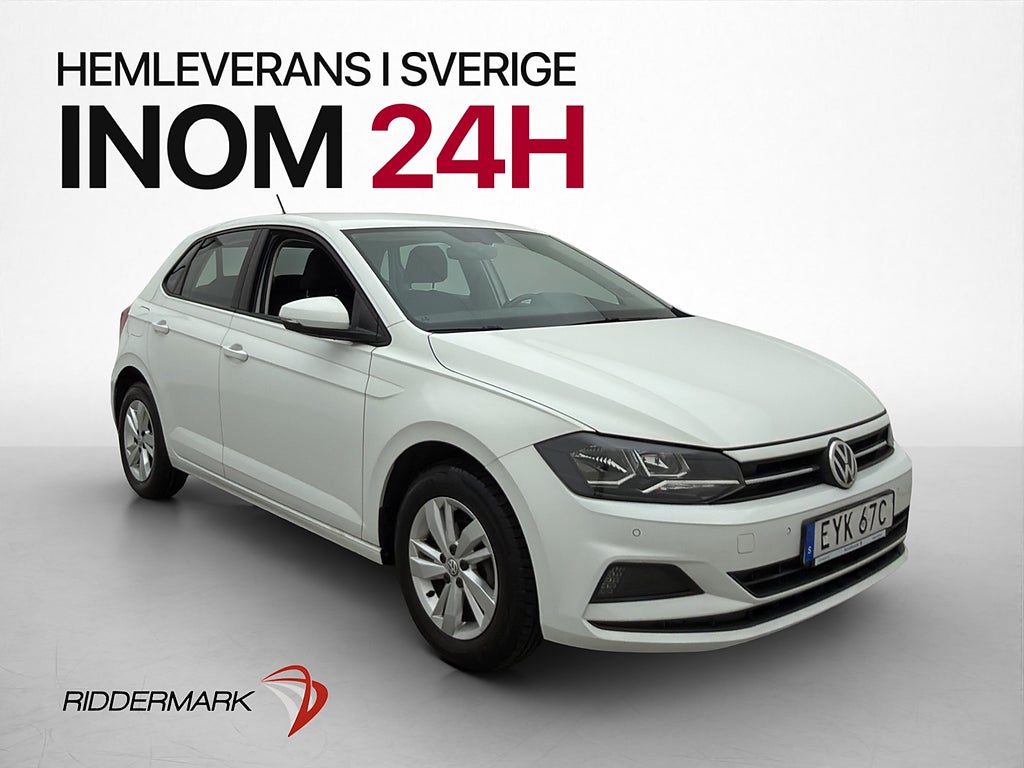Volkswagen Polo 1.0 TSI 95hk Comfort P-Sensorer Bluetooth