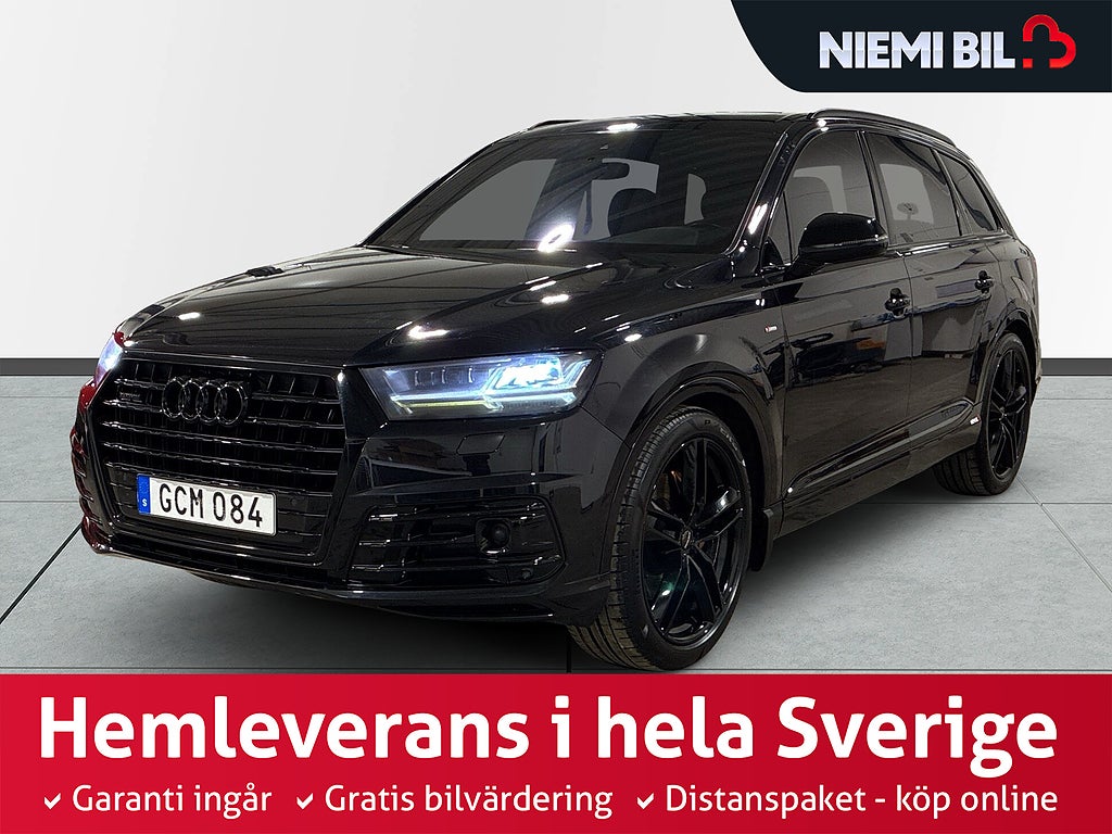Audi Q7 3.0 TDI V6 Quattro Aut S Line Drag Värmare 7-sits S&V